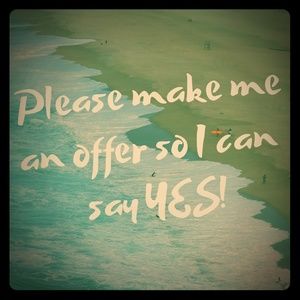 I can't accept unless you ask👍